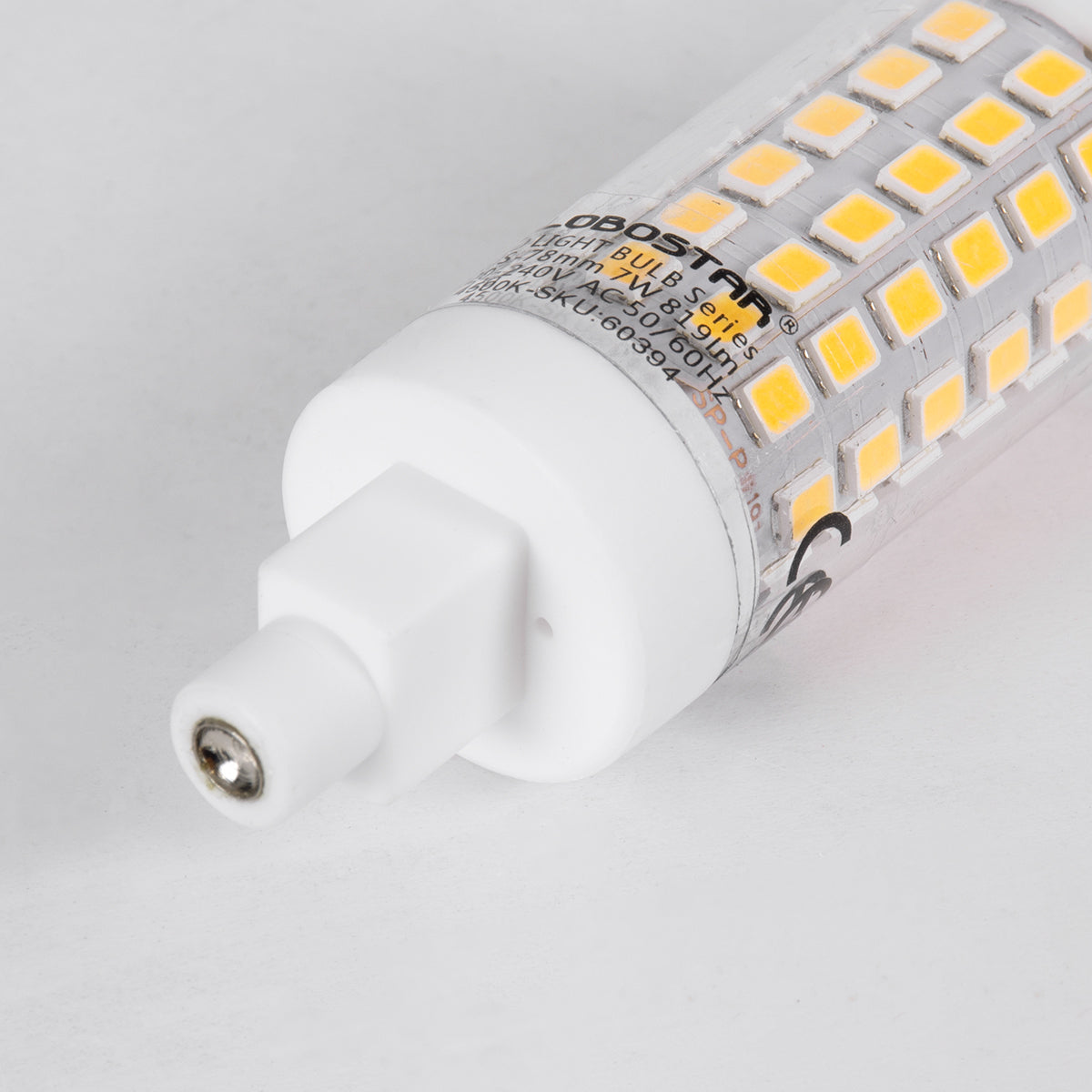 TUBINI 60394 Λάμπα R7S 78mm LED 7W 819lm 360° AC 220-240V IP20 Φυσικό Λευκό 4500K - Lumileds SMD Chip - Μ7.8 x Π2 x Υ2
