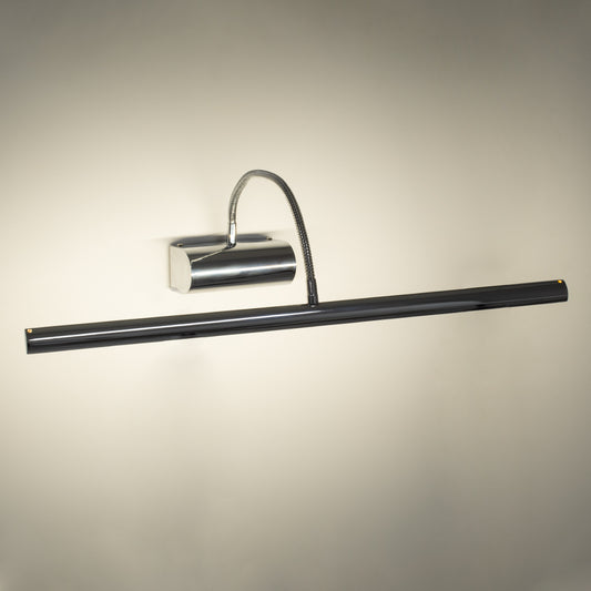 TROIS 60438 Μοντέρνο Φωτιστικό Τοίχου - Απλίκα Καθρέπτη Μπάνιου - Πίνακα LED 12W 1400lm 120° AC 220-240V IP44 Μ60 x Π24 x Υ18cm - Φυσικό Λευκό 4500K - Χρώμιο Νίκελ