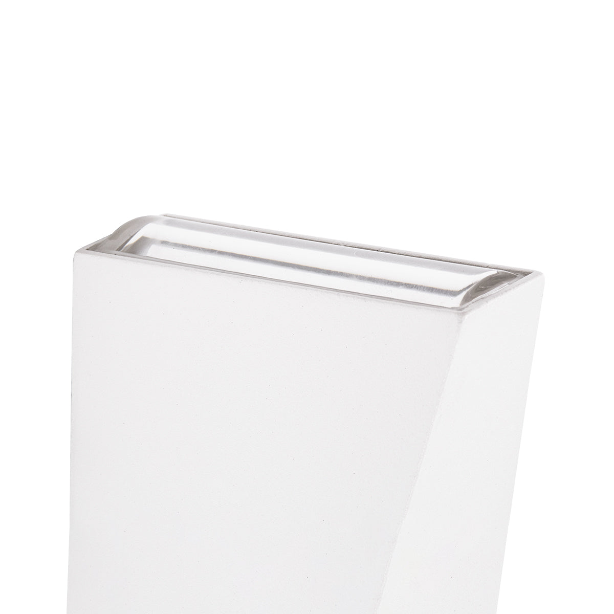 TRIANDE 60557 Φωτιστικό Τοίχου - Απλίκα Αρχιτεκτονικού Φωτισμού Εσωτερικού/Εξωτερικού Χώρου Up & Down LED 10W 1250lm 5° & 60° AC 220-240V Αδιάβροχο IP65 Μ8.5 x Π8.5 x Υ20cm - Ψυχρό Λευκό 6000K - Λευκό - Bridgelux Chip