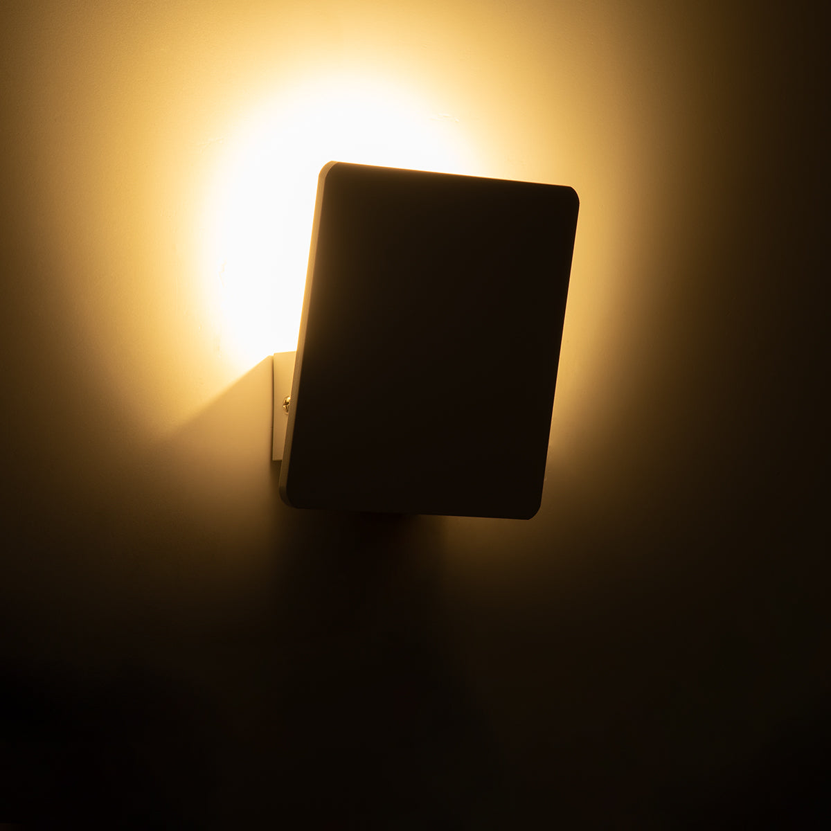 CUADRADO 60569 Φωτιστικό Τοίχου - Απλίκα Αρχιτεκτονικού Φωτισμού Εσωτερικού/Εξωτερικού Χώρου Up or Down LED 10W 1000lm 60° AC220-240V Αδιάβροχο IP65 - Σώμα Αλουμινίου & Tempered Glass - Μ14 x Π14 x Υ4.5cm - Θερμό Λευκό 2700K - Λευκό - Bridgelux Chip