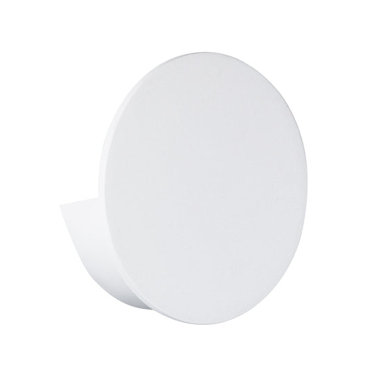 REDONDO 60572 Φωτιστικό Τοίχου - Απλίκα Αρχιτεκτονικού Φωτισμού Εσωτερικού/Εξωτερικού Χώρου Up or Down LED 10W 1000lm 60° AC220-240V Αδιάβροχο IP65 - Σώμα Αλουμινίου & Tempered Glass - Μ14 x Π14 x Υ5cm - Θερμό Λευκό 2700K - Λευκό - Bridgelux Chip