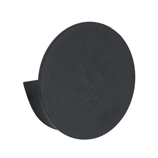 REDONDO 60574 Φωτιστικό Τοίχου - Απλίκα Αρχιτεκτονικού Φωτισμού Εσωτερικού/Εξωτερικού Χώρου Up or Down LED 10W 1000lm 60° AC220-240V Αδιάβροχο IP65 - Σώμα Αλουμινίου & Tempered Glass - Μ14 x Π14 x Υ4.5cm - Θερμό Λευκό 2700K - Μαύρο - Bridgelux Chip