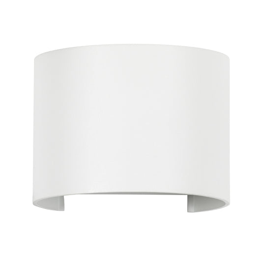 AXIS-R 60638 Φωτιστικό Τοίχου - Απλίκα Αρχιτεκτονικού Φωτισμού Εσωτερικού/Εξωτερικού Χώρου Up & Down LED 10W 1200lm 10 έως 60° AC 220-240V Αδιάβροχο IP65 Μ10 x Π10 x Υ10cm - Φυσικό Λευκό 4500K - Λευκό - Bridgelux Chip