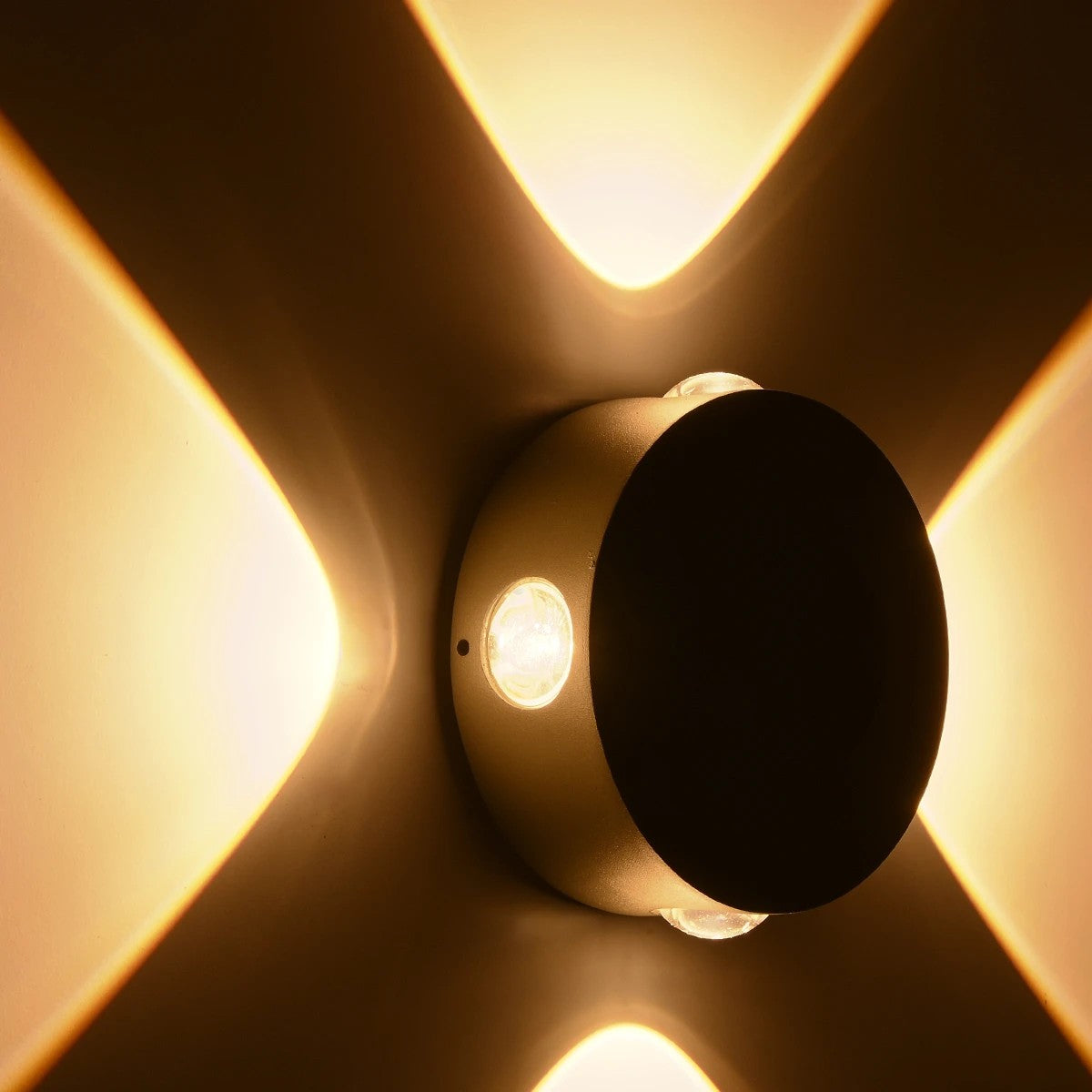 ARKOS KLV-101-0108 Φωτιστικό Τοίχου / Απλίκα LED 8W 840lm 15° AC 220-240V Αδιάβροχο IP65 Θερμό Λευκό 2700K - CREE SMD Chip & TÜV SÜD Driver - Γκρι Ανθρακί Ματ - Μ13 x Π5.5 x Υ13