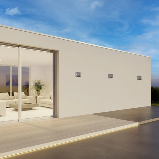 ARKOS KLV-101-0111 Φωτιστικό Τοίχου / Απλίκα LED 8W 840lm 15° AC 220-240V Αδιάβροχο IP65 Θερμό Λευκό 2700K - CREE SMD Chip & TÜV SÜD Driver - Γκρι Ανθρακί Ματ - Μ14 x Π5.5 x Υ14