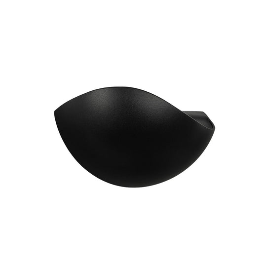 SELENE 60674 Μοντέρνο Φωτιστικό Τοίχου - Απλίκα LED 5W 625lm 90° AC 220-240V Αδιάβροχο IP65 Θερμό Λευκό 2700K - Bridgelux COB Chip & TÜV SÜD Driver - Μαύρο Ματ - Μ20 x Π9 x Υ12