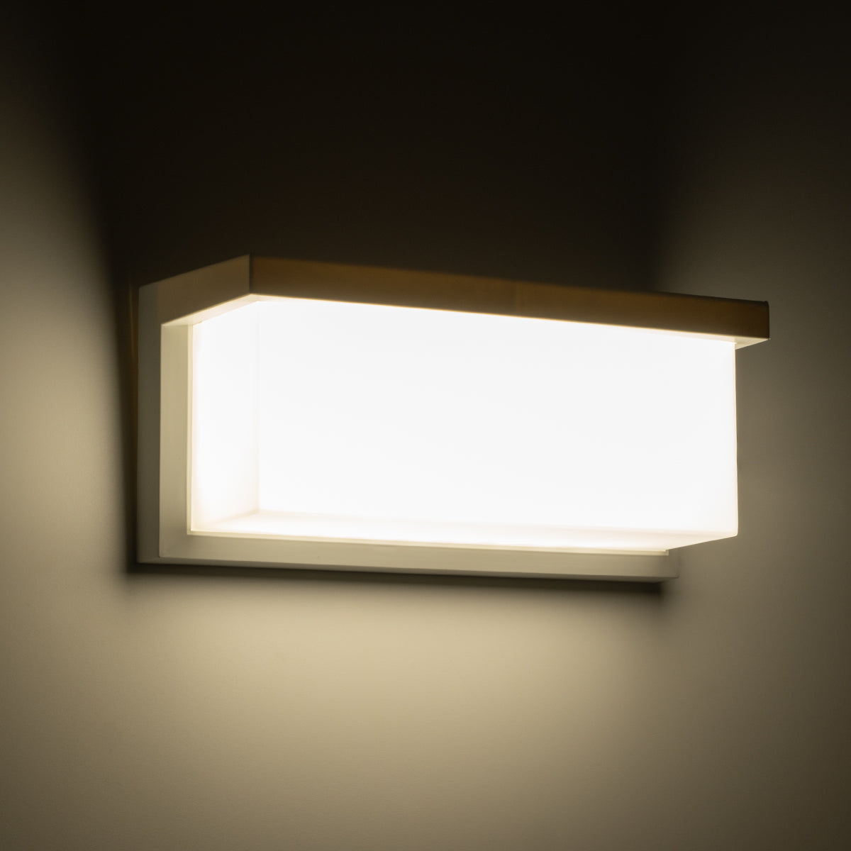 CITYSCAPE 60697 Μοντέρνο Φωτιστικό Τοίχου - Απλίκα LED 18W 1890lm 120° AC 220-240V Αδιάβροχο IP65 Φυσικό Λευκό 4500K - Bridgelux SMD Chip - Λευκό Ματ - Μ23.5 x Π11 x Υ10