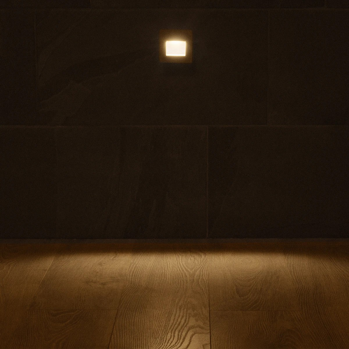 STEPART KLV-101-0078 Χωνευτό Φωτιστικό Σκαλοπατιού / Διαδρόμου LED 3W 375lm 45° AC 220-240V Αδιάβροχο IP65 Θερμό Λευκό 2700K - Lumileds SMD Chip & TÜV SÜD Driver - Γκρι Ανθρακί Ματ - Μ8.5 x Π5 x Υ8.5 / Q6.72 x 6.72