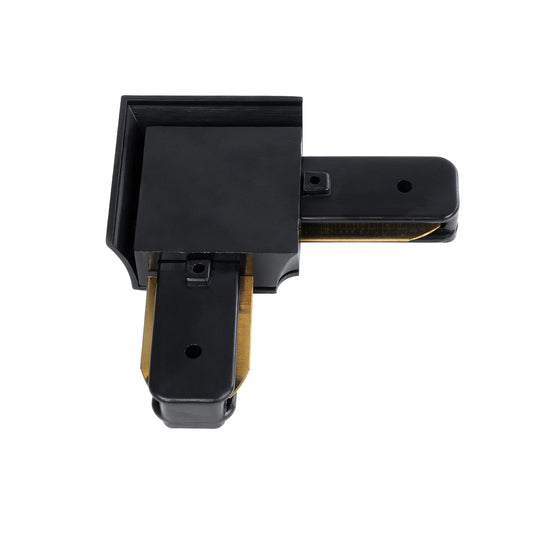 60851 Αντάπτορας L (Ελ) - Μονοφασικός 2 Καλωδίων για όλες τις Ράγες EUROTRACK AC 220-240V IP20 Μ6.5 x Π6.5 x Υ1.7cm - EUROTRACK® System 1L+1N - Θερμοπλαστικό - Μαύρο