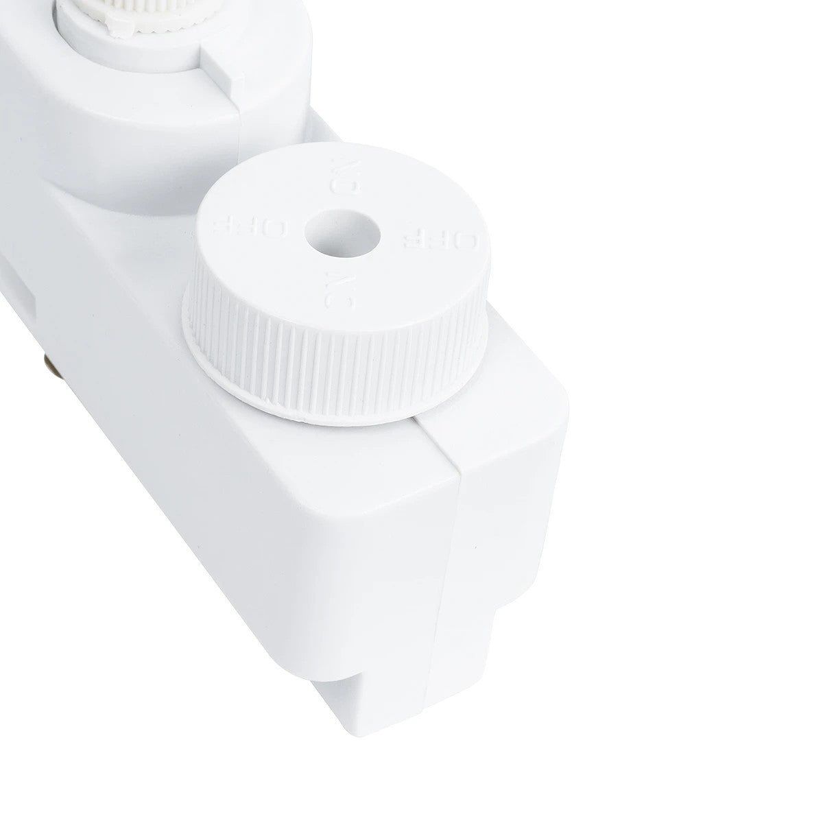 60858 Αντάπτορας Κρέμασης Φωτιστικού - Μονοφασικός 2 Καλωδίων με 1 Μέτρο Υφασμάτινο Καλώδιο και Ντουί E27 AC 220-240V IP20 Μ7 x Π3 x Υ4cm - Λευκό