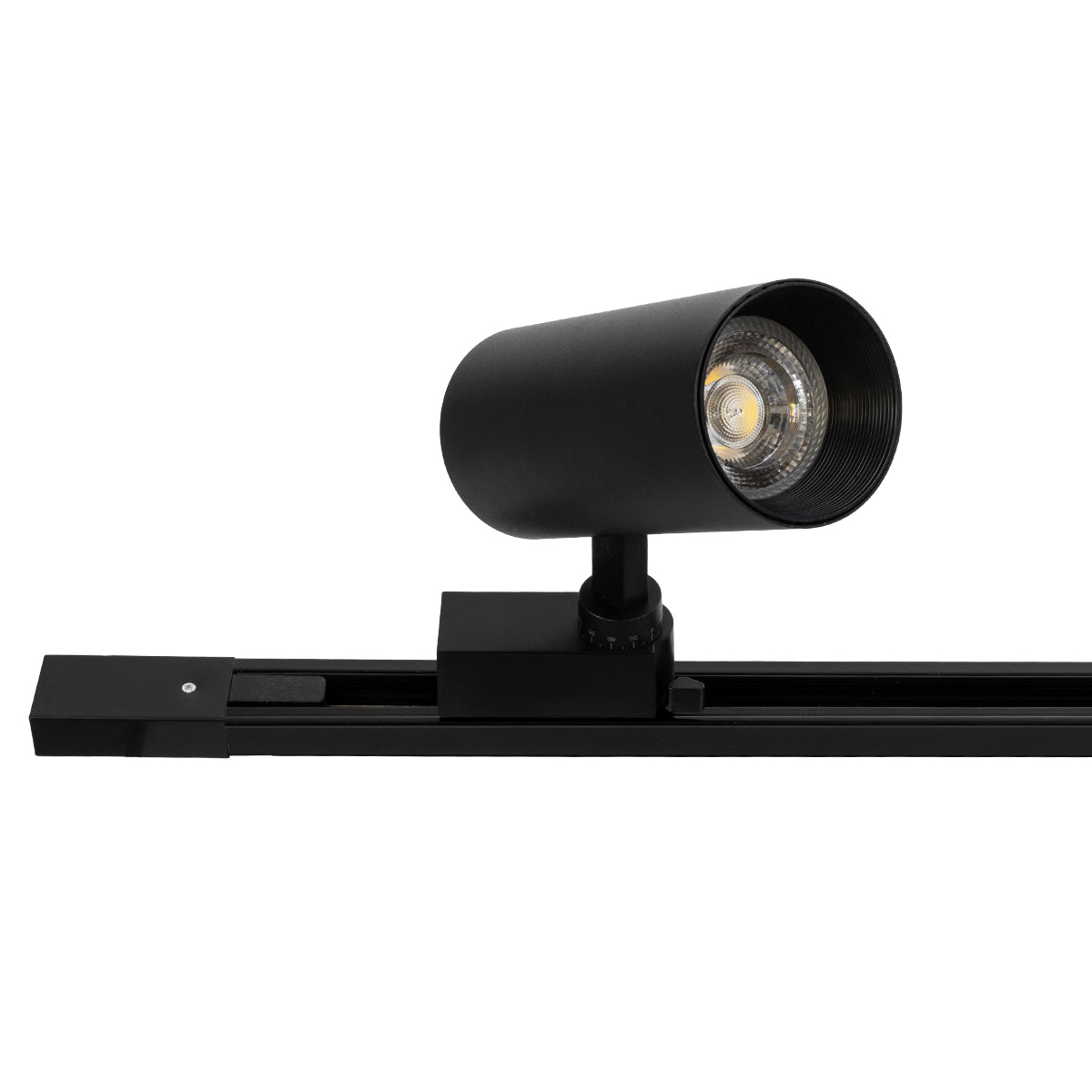 EUROTRACK-1PH 60901 Μονοφασική Ράγα 2 Καλωδίων 1L+1N για Σύστημα Ράγας Eurotrack-1PH AC 220-240V IP20 - Μαύρο Ματ - Μ100 x Π3.6 x Υ2