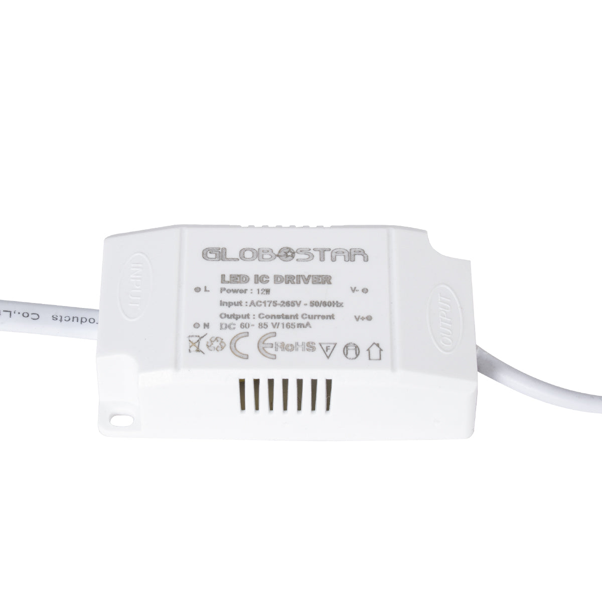 LEXIS JOINT 60989 Χωνευτό LED Κινούμενο Spot Downlight 12W 1140lm 45° AC 220-240V IP44 Φ15.8cm x Υ4.1cm - Στρόγγυλο - Λευκό - Θερμό Λευκό 2700K - Bridgelux Chip - TÜV Certified Driver