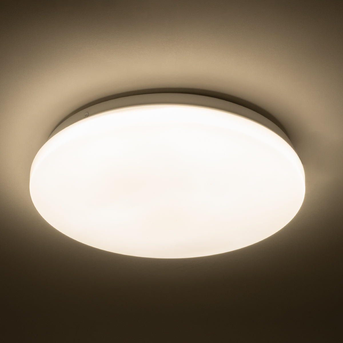 CELANO 61006 Φωτιστικό Πλαφονιέρα Οροφής LED 20W 1900lm 120° AC 220-240V Αδιάβροχο IP54 Φυσικό Λευκό 4500K - Lumileds SMD Chip - Λευκό Γαλακτερό - Μ26 x Π26 x Υ6