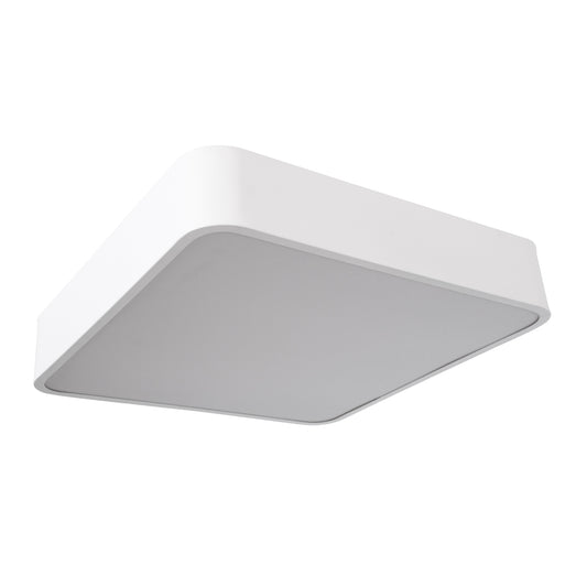 KAMALA 61207-S Μοντέρνο Φωτιστικό Οροφής LED 67W 7370lm 120° AC 220-240V IP20 Ρυθμιζόμενο Λευκό CCT με Χειριστήριο από 2700K έως 6000K Dimmable - Lumileds SMD Chip - Λευκό Ματ - Μ40 x Π40 x Υ8
