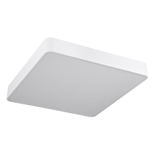 KAMALA 61209-S Μοντέρνο Φωτιστικό Οροφής LED 75W 8625lm 120° AC 220-240V IP20 Ρυθμιζόμενο Λευκό CCT με Χειριστήριο από 2700K έως 6000K Dimmable - Lumileds SMD Chip - Λευκό Ματ - Μ60 x Π60 x Υ8