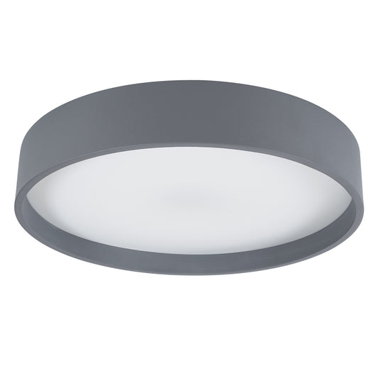 NARNIA 61258 Μοντέρνο Φωτιστικό Οροφής LED 75W 8625lm 120° AC 220-240V IP20 Ρυθμιζόμενο Λευκό CCT με Χειριστήριο από 2700K έως 6000K Dimmable - Lumileds SMD Chip - Γκρι Ανθρακί Ματ - Μ45 x Π45 x Υ8