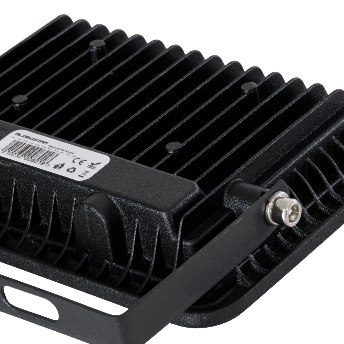ATLAS 61418 LED Floodlight 30W 3450lm 120° AC 220-240V Waterproof IP67 Warm White 2700K - Lumileds SMD Chip - TÜV Rheinland Certified - Matte Black - L16 x W2.5 x H12.5