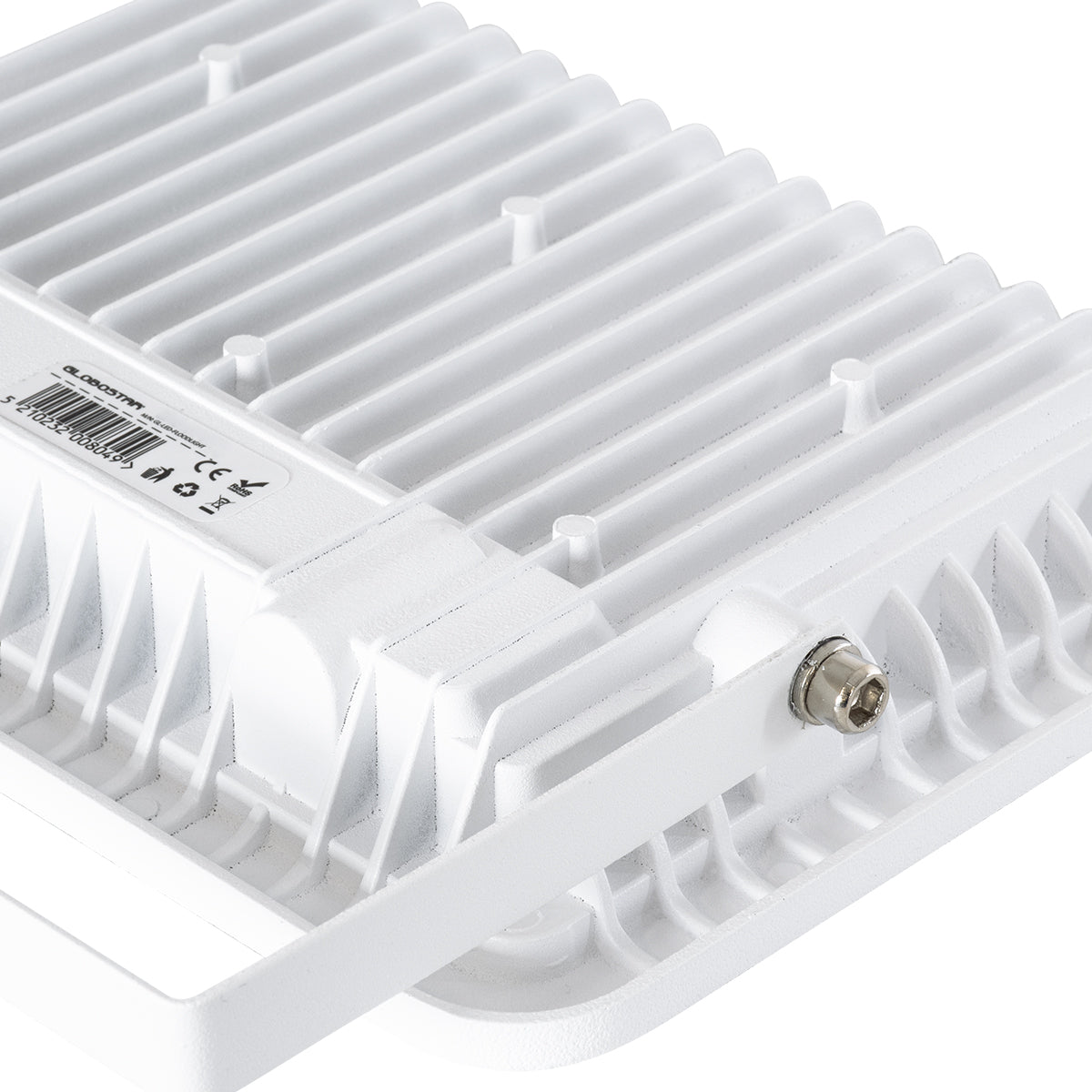 ATLAS 61420 Επαγγελματικός Προβολέας LED 50W 6000lm 120° AC 220-240V - Αδιάβροχος IP67 - Μ21 x Π3.5 x Υ16cm - Λευκό - Φυσικό Λευκό 4500K - LUMILEDS Chips - TÜV Rheinland Certified