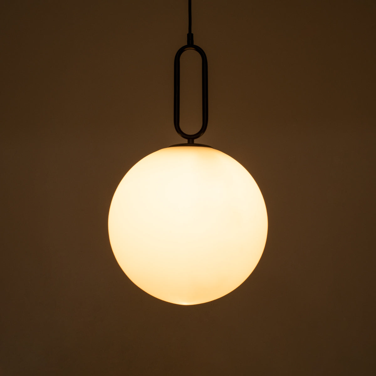 BELLISSIMO 61490 Μοντέρνο Κρεμαστό Φωτιστικό Οροφής με Ντουί 1 x E27 AC 220-240V IP20 - Λευκό & Μαύρο - Μ30 x Π30 x Υ52