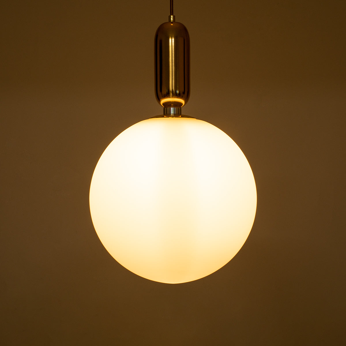 ESTETICO 61493 Μοντέρνο Κρεμαστό Φωτιστικό Οροφής με Ντουί 1 x E27 AC 220-240V IP20 - Λευκό & Χρυσό Πλατίνα - Μ30 x Π30 x Υ48