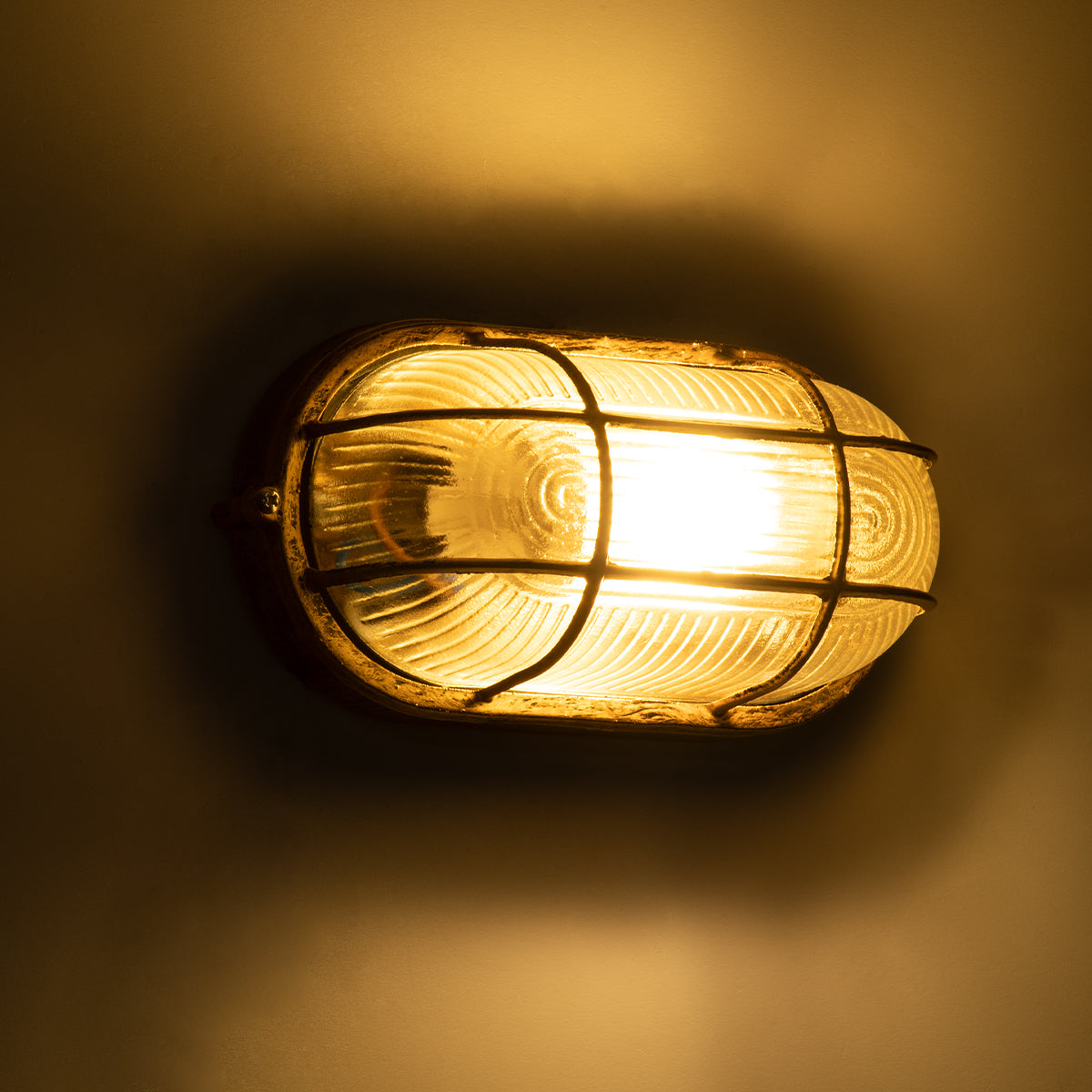 BOATLIGHT 61584 Vintage Φωτιστικό Καραβοχελώνα Τοίχου - Απλίκα με Ντουί 1 x E27 AC 220-240V Αδιάβροχο IP65 - Μπρονζέ Εφέ Σκουριάς Ματ - Μ21 x Π10.4 x Υ9