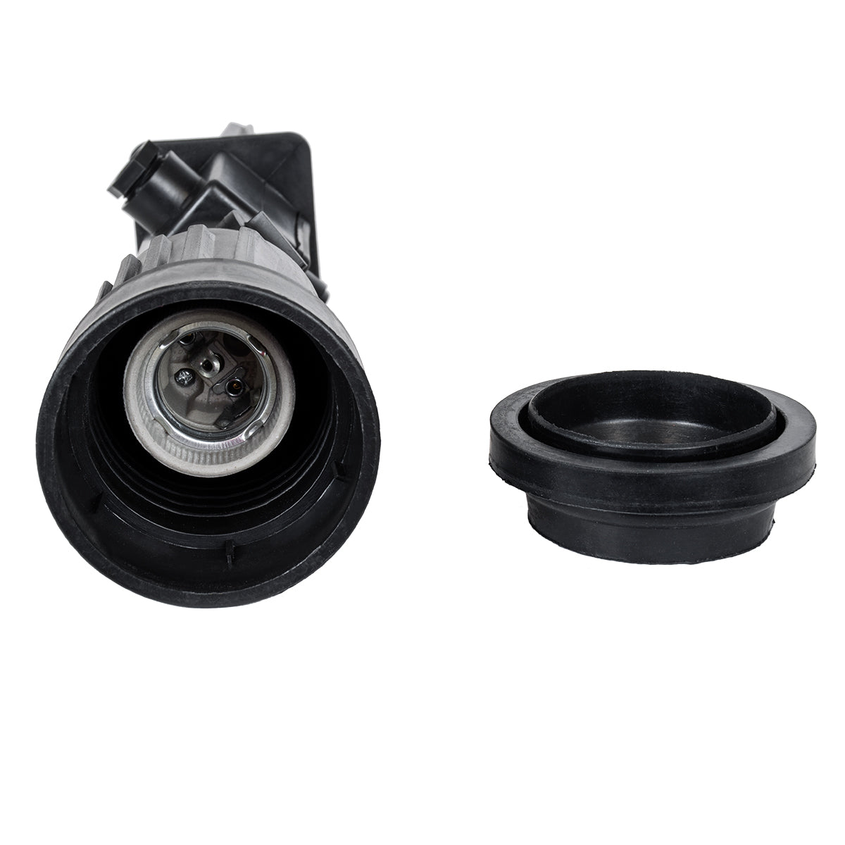 GRASEDO 61613 Καρφωτή Βάση Κήπου με Ντουί E27 για Λάμπα Σποτ PAR38 - Αδιάβροχη IP67 - Υψηλής Αντοχής ABS - VDE Certified - Φ7.6 x Υ43.5cm - Μαύρο