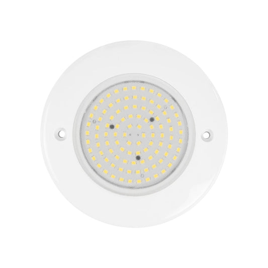 POOLARTY 61715 Υποβρύχιο Φωτιστικό για Σιντριβάνια/Πισίνες LED 8W 640lm 120° DC 12V Αδιάβροχο IP68 Φυσικό Λευκό 4500K Dimmable - Bridgelux SMD Chip - 1m VDE Rubber Καλώδιο - Μ13 x Π13 x Υ2