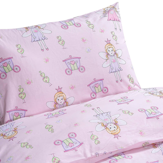 Σετ Κουβερλί Μονό Dreamy Art 6232 160x240εκ Ροζ