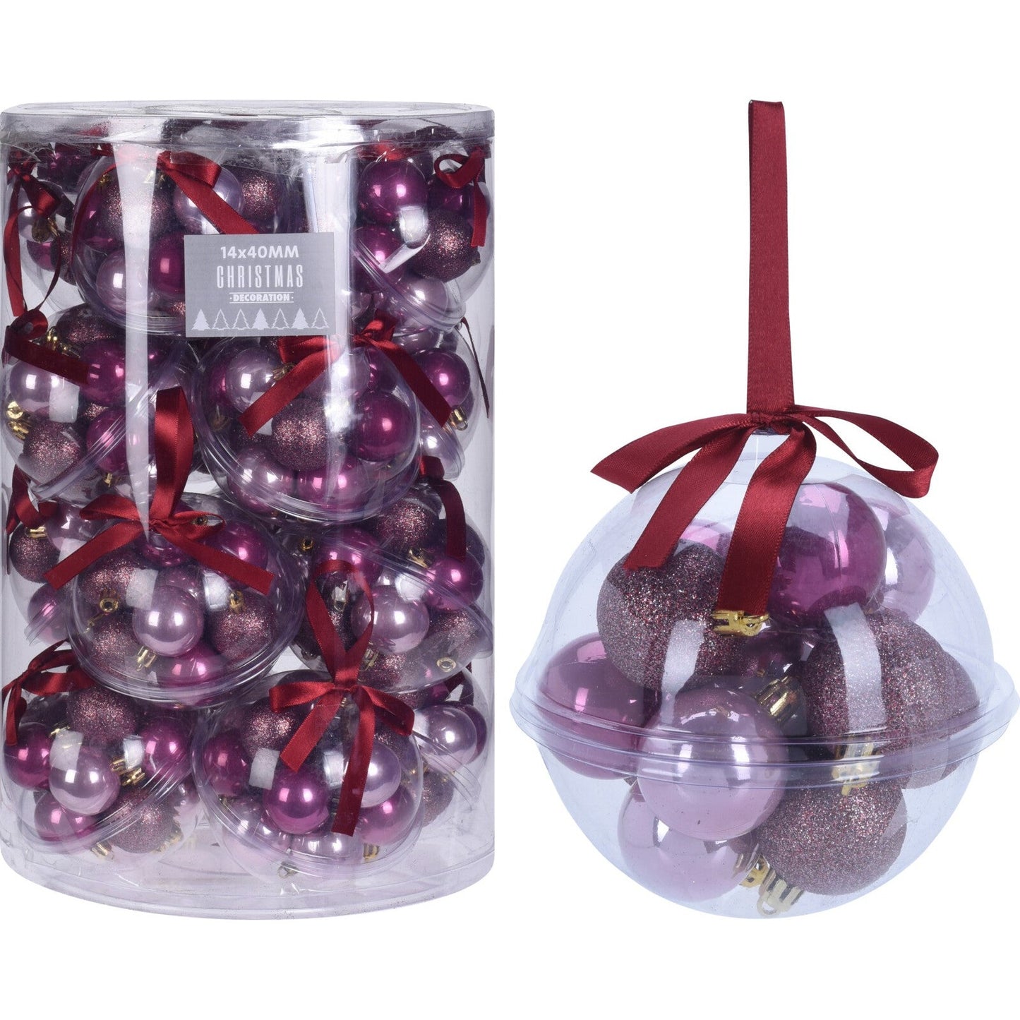 Μπάλες Πλαστικές Φούξια σε Μπάλα 4εκ S/14