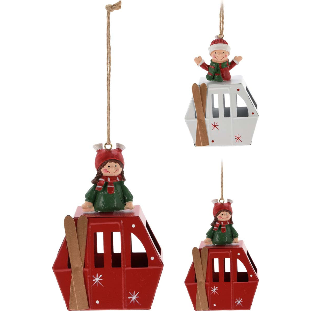 Στολίδι Παιδί σε Τελεφερίκ 5εκ 2 Σχδ