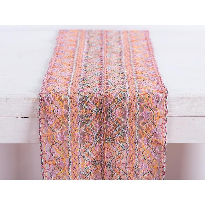 Δαντέλα Βαμβακερή Boho Πετρόλ 23x250εκ