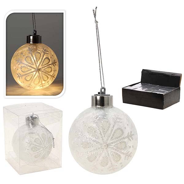 Μπάλα Πλαστική LED 8εκ