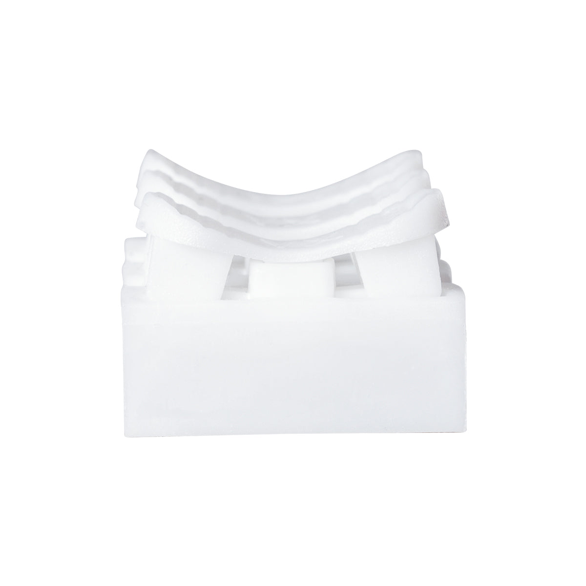 FAST-CONNECT 69906 Τριπλή Κλέμα Ταχείας Σύνδεσης & Διακλάδωσης Καλωδίων - 3 x Είσοδοι & 3 x Έξοδοι με Συμβατή Διατομή Καλωδίων 0.2mm² έως 1mm² - 250V 2A Max - Μ2 x Π2.7 x Υ1.9cm - Λευκό - Πακέτο 20 Τεμαχίων