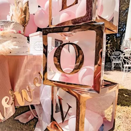 Κύβος Ροζ Χρυσό 30x30x30