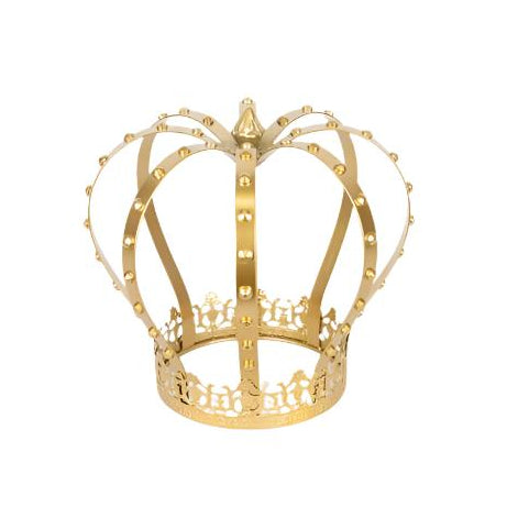 ΔΙΑΚΟΣΜΗΤΙΚΗ ΚΟΡΩΝΑ ΜΕΤΑΛΛΙΚΗ ΧΡΥΣΗ 26.5x26.5x25.5