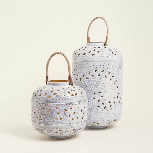 Φανάρι Μεταλικό Γκρι 28x28x30