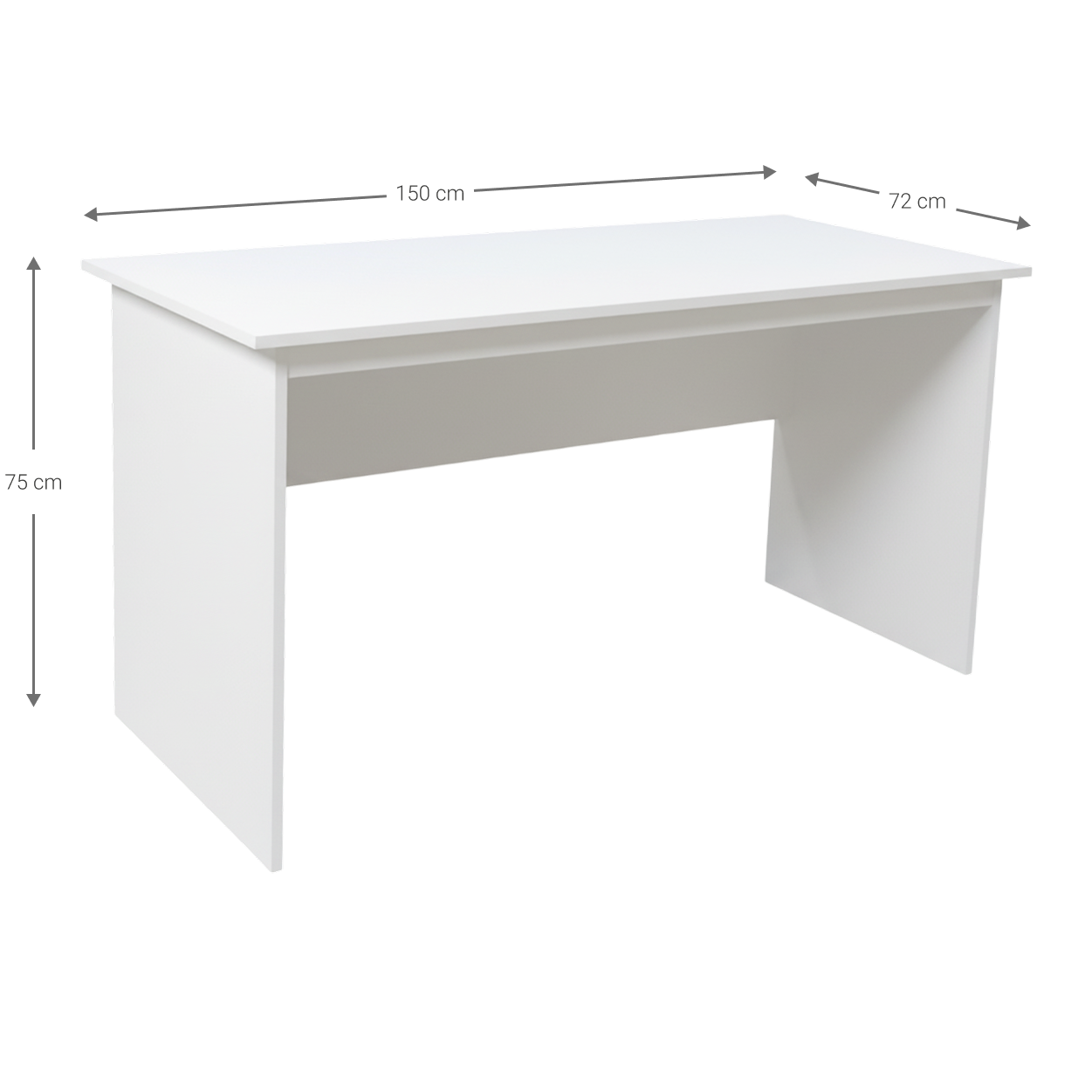 Γραφείο Arden Λευκό 150x72x75