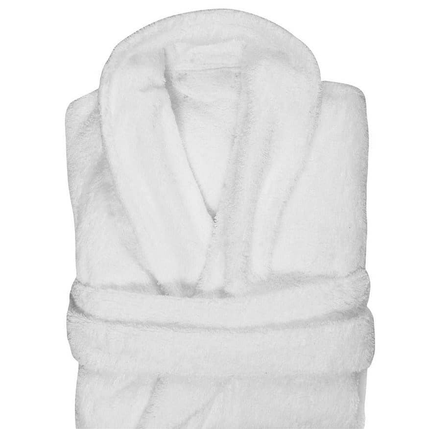 Μπουρνούζι Λευκό Ξενοδοχείου 450γρ. 100% Cotton - X Large