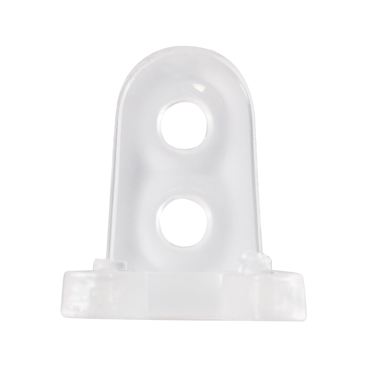 70664 Πλαστική PVC Βάση Στήριξης για Μονόχρωμο Φωτοσωλήνα LED 360° Degree DC 230V 2 Pin Αδιάβροχος IP68