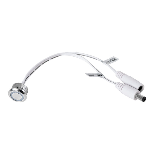 70790 Χωνευτό LED Dimmer Touch & Push Dimming - Αφής DC 12-24V 1 x 4A 96W - Max 4A 96W - IP20 Φ2 x Υ1.2cm - Ψυχρό Λευκό 6000K