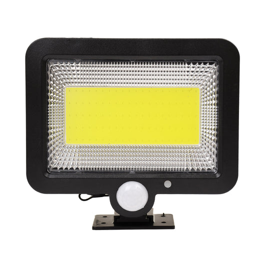 71460 Αυτόνομος Ηλιακός Προβολέας LED 100 COB 20W 1200lm με Ενσωματωμένη Μπαταρία 2400mAh - Φωτοβολταϊκό Πάνελ με Αισθητήρα Ημέρας-Νύχτας - PIR Αισθητήρα Κίνησης Αδιάβροχο IP65 Ψυχρό Λευκό 6000K