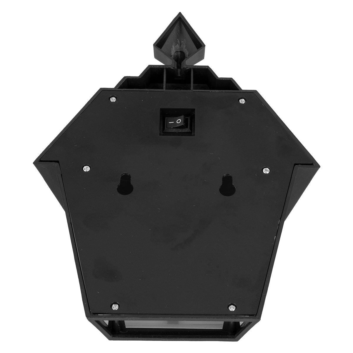 71494 Αυτόνομο Ηλιακό Φωτιστικό Τοίχου Μαύρο LED SMD 1W 40lm με Ενσωματωμένη Μπαταρία 600mAh - Φωτοβολταϊκό Πάνελ με Αισθητήρα Ημέρας-Νύχτας IP65 Ψυχρό Λευκό 6000K