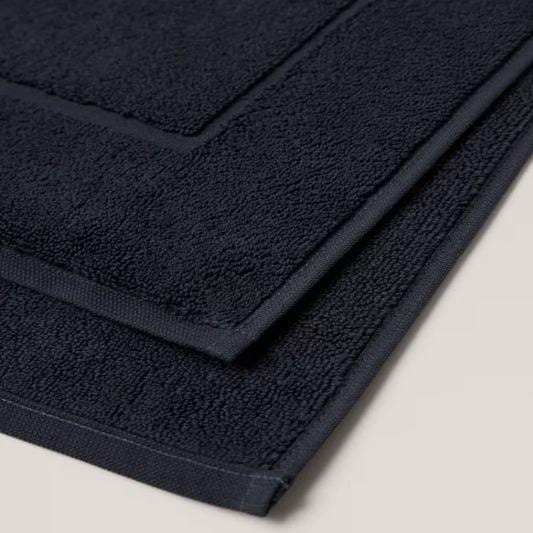 Πατάκι Μπάνιου Ξενοδοχείου 100% Cotton Black 50x70εκ