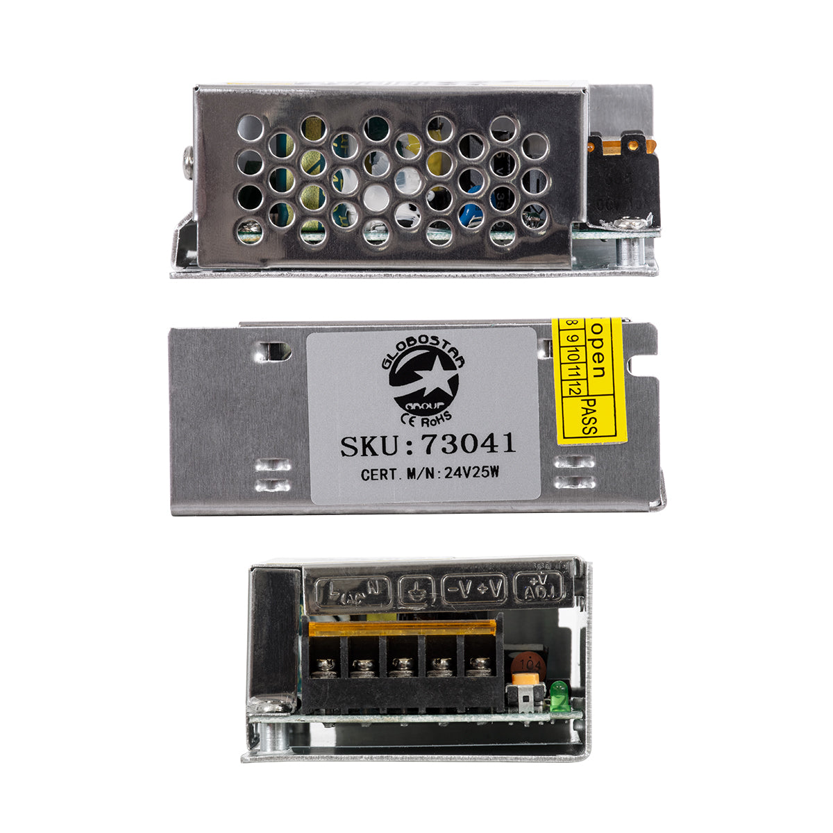 LUMIVOLT 73041 Τροφοδοτικό/Μετασχηματιστής PELV 25W 1.05A DC 24V IP20 - AC 220-240V σε DC 24V / Ρυθμιζόμενo από DC 22.5V έως DC 25.5V - Μ8.7 x Π5.8 x Υ3.4