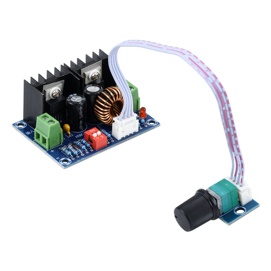 73115 Ρυθμιστής Τάσης - Voltage Regulator DC Converter Module - Input DC4-40V / Output DC1.25-36V Max Load 8A με Καλώδιο Προέκτασης Ποτενσιόμετρου Μ6 x Π4.5 x Υ2.5cm
