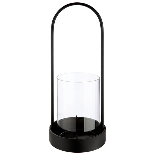 Φανάρι Κυλινδρικό Μεταλλικό Μαύρο 15x15x39