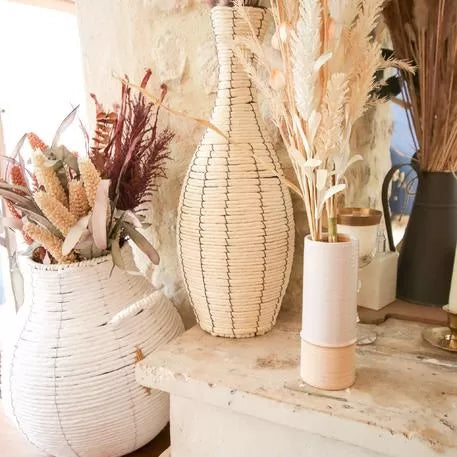 Βάζο Δίχρωμο 7x7x19