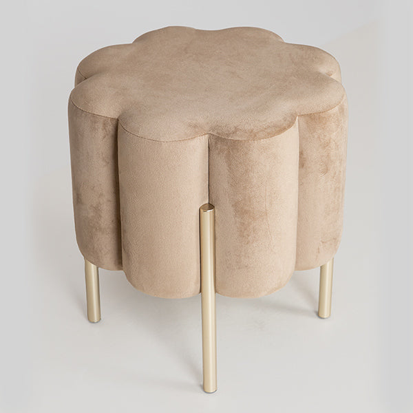 ΣΚΑΜΠΟ ΒΕΛΟΥΔΟ ΜΠΕΖ ΜΕ ΧΡΥΣΑ ΠΟΔΙΑ 39x39x40