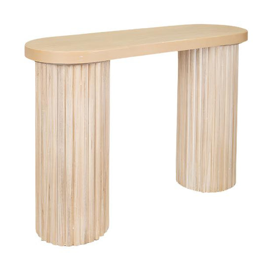 ΚΟΝΣΟΛΑ ΞΥΛΙΝΗ ΧΡΩΜΑ ΦΥΣΙΚΟ 119x40x80.5