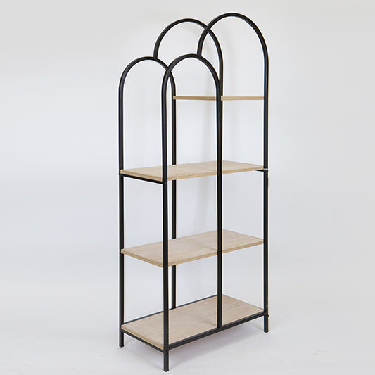 ΡΑΦΙΕΡΑ ΜΕΤΑΛΛΙΚΗ ΜΑΥΡΗ 61x33.5x145